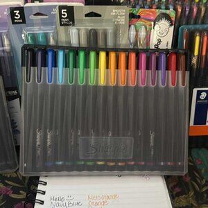 Sharpie Pens Felt Tip - comes w/case - 16ct - See pics